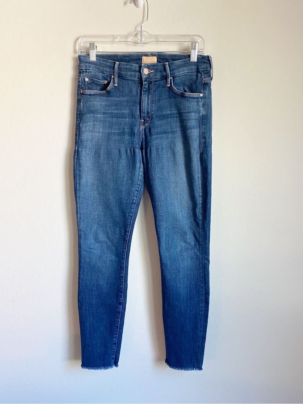 MOTHER Looker Ankle Fray Jeans in Girl Crush Size 29